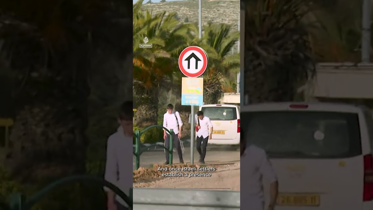 Checkpoints and settler attacks shrink Palestinian West Bank | AJ #shorts
