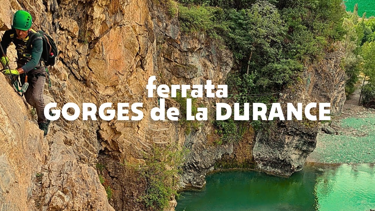 GORGES DE LA DURANCE - Via ferrata - Drone 4k