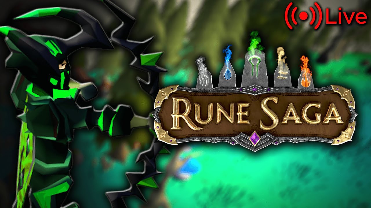 🔴Runesaga RSPS - NEW PC SETUP FULLY! - Grinding cash for 2500 rank🔴