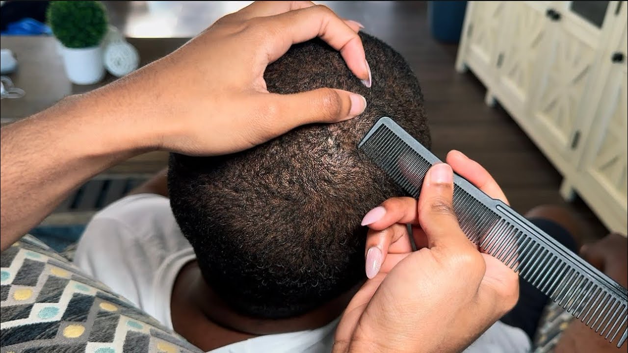☁️ASMR for Men | Relaxing Scalp Check for Sleep😴