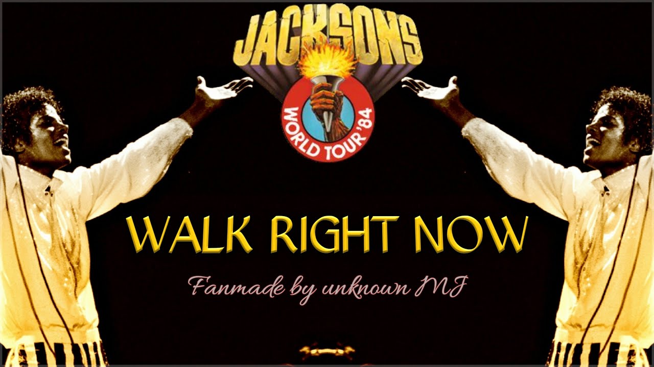 The Jacksons - Walk Right Now Live Victory Tour 1984 (Fanmade)