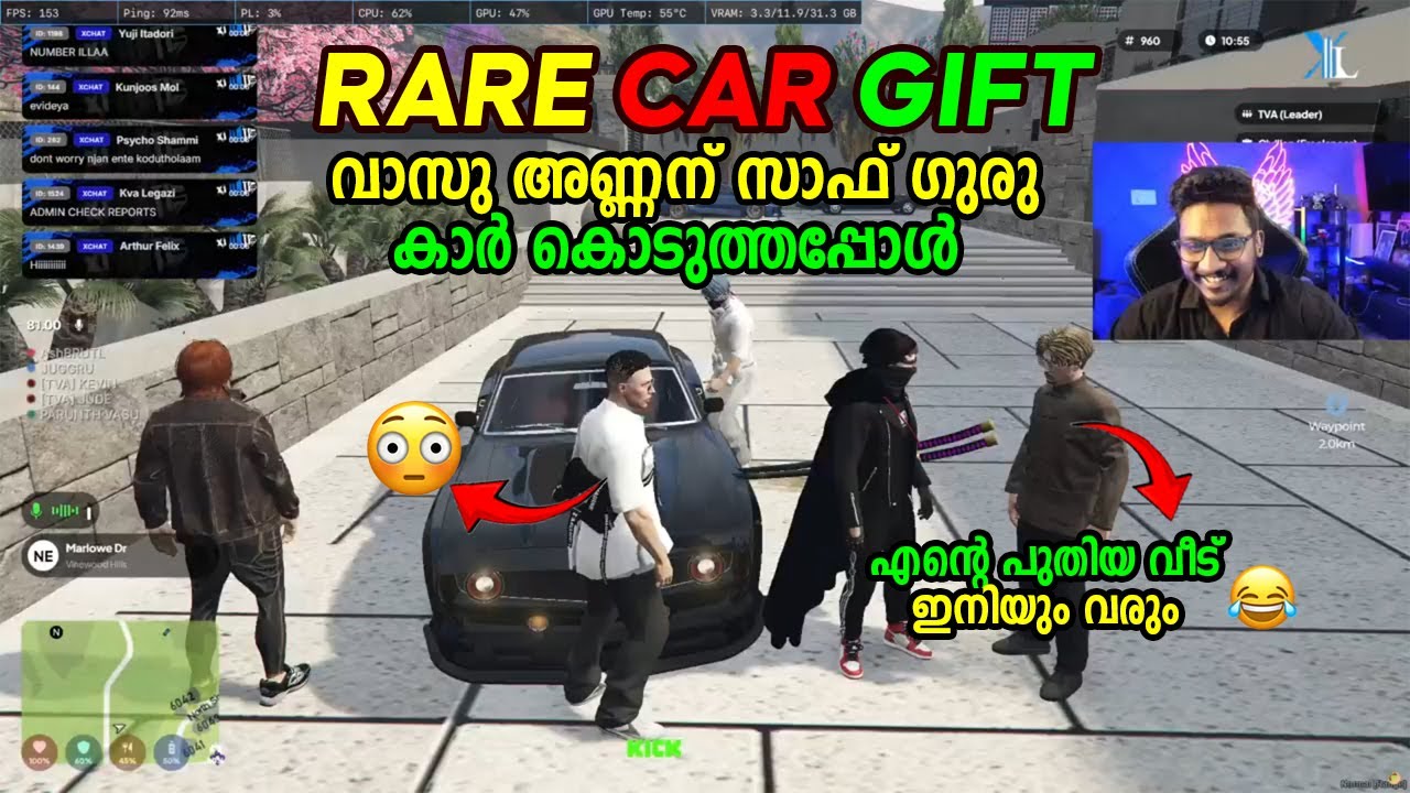 SAF GURU GIFTED CAR 🚗🔥 VASU X SAF GURU 🔥🔥 RARE CAR ഗിഫ്റ് കൊടുത്തപ്പോൾ