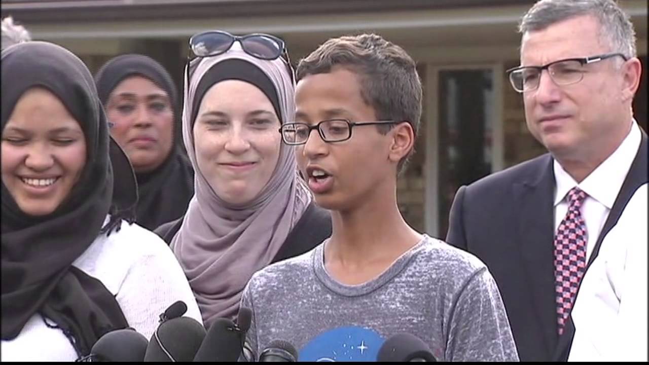 Ahmed Mohamed talks about being arrested at Irving school over clock