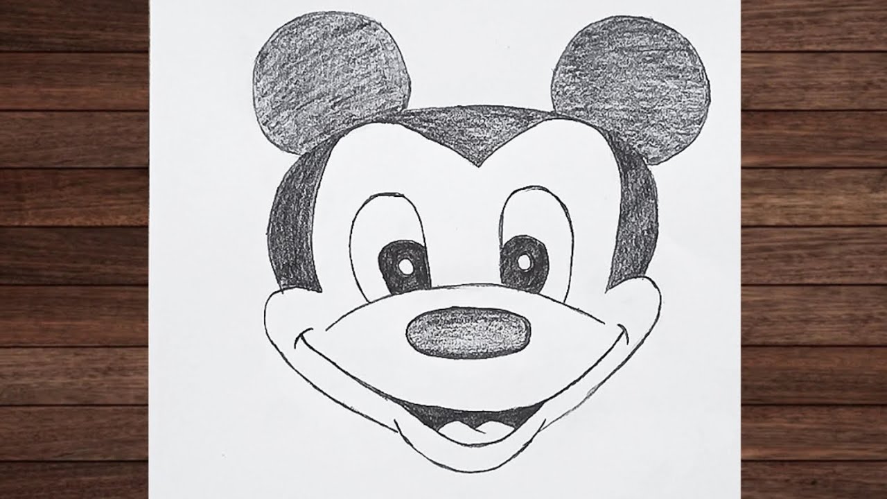 Easy Mickey Mouse Drawing Tutorial