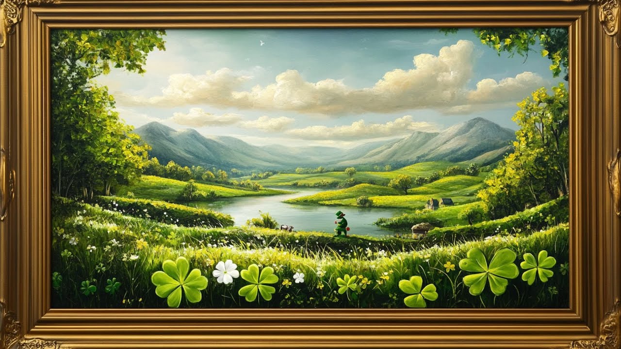 St. Patrick&rsquo;s Day TV Art & Ambience | Celebrate the Luck of the Irish! 🍀🎨