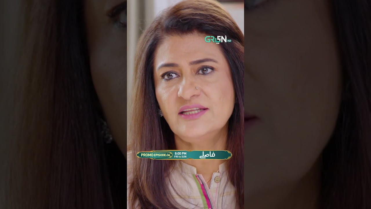 Faaslay Episode 36 Promo | Tonight 08:00 PM | Only On Green Top Drama #faaslay #aliansari #sabooraly
