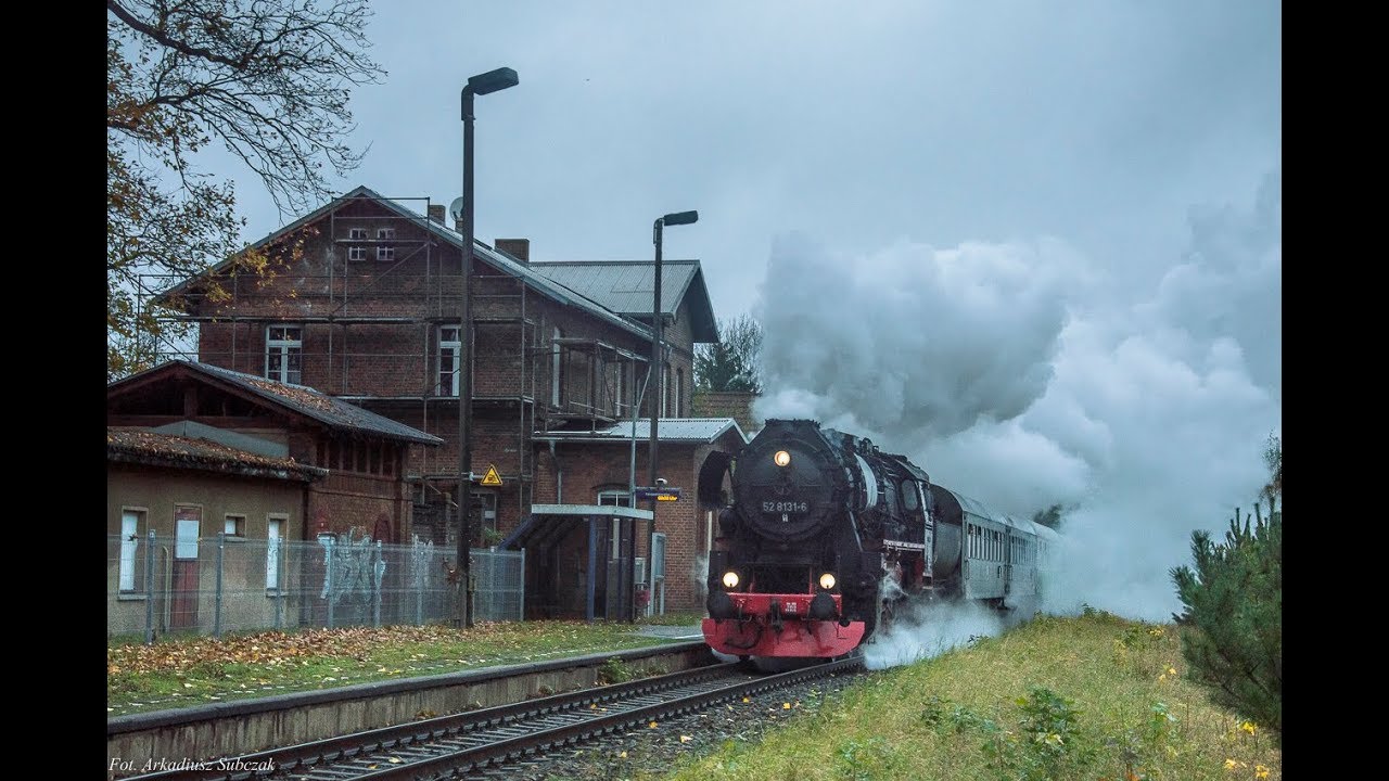 52 8131 mit Sonderzug Cottbus - Gorlitz - Lobau.