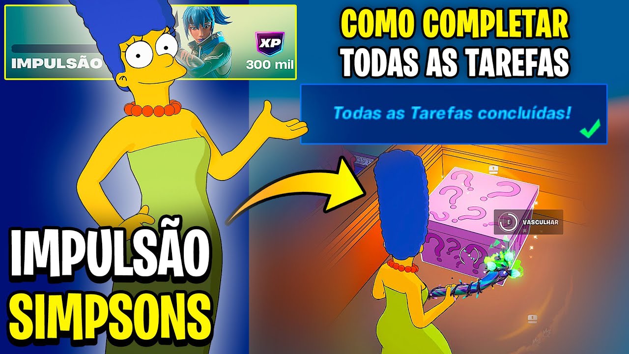 COMO COMPLETAR TODAS AS MISSÕES TAREFAS IMPULSÃO (TEMPORADA SIMPSONS CAPÍTULO 6)