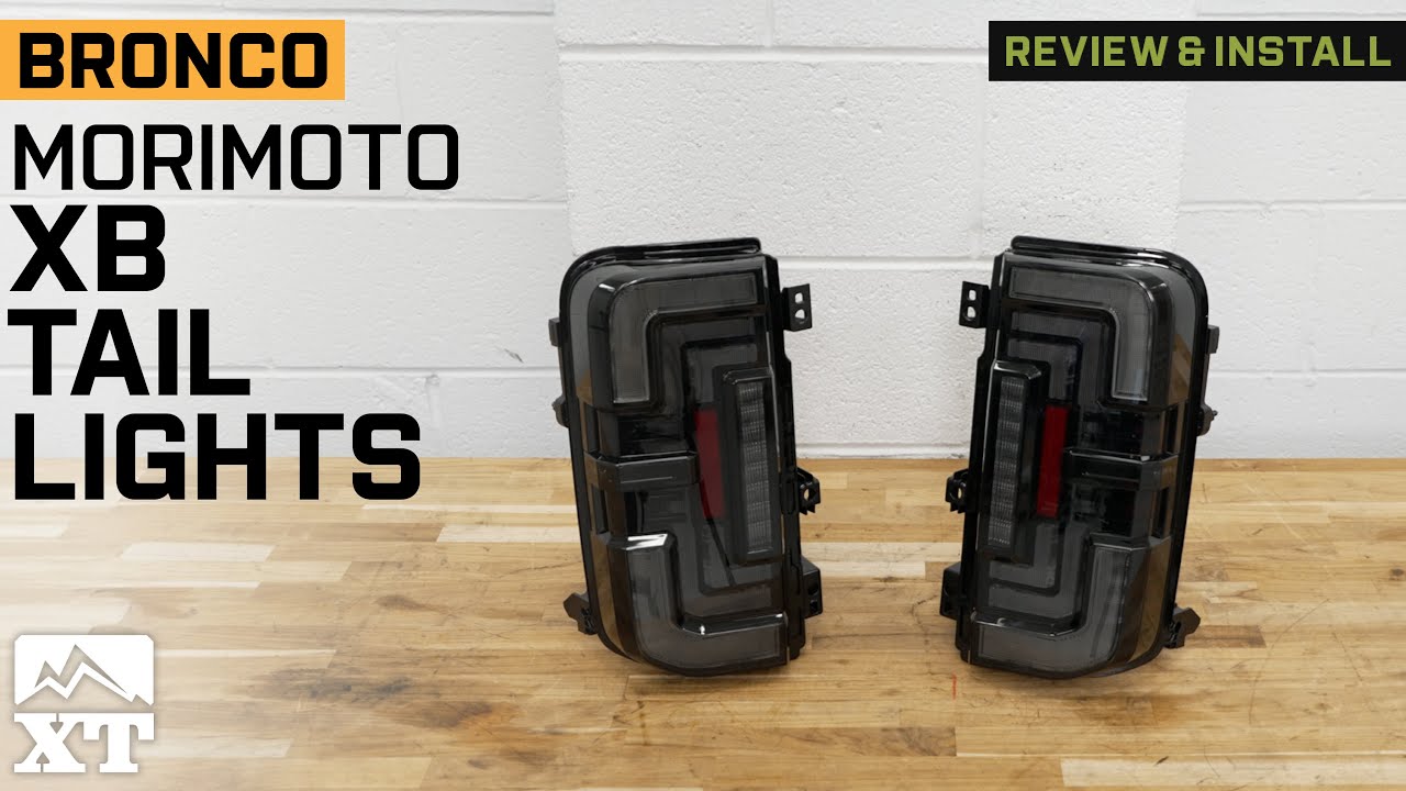 2021-2024 Bronco Morimoto XB LED Low Profile Tail Lights Review & Install