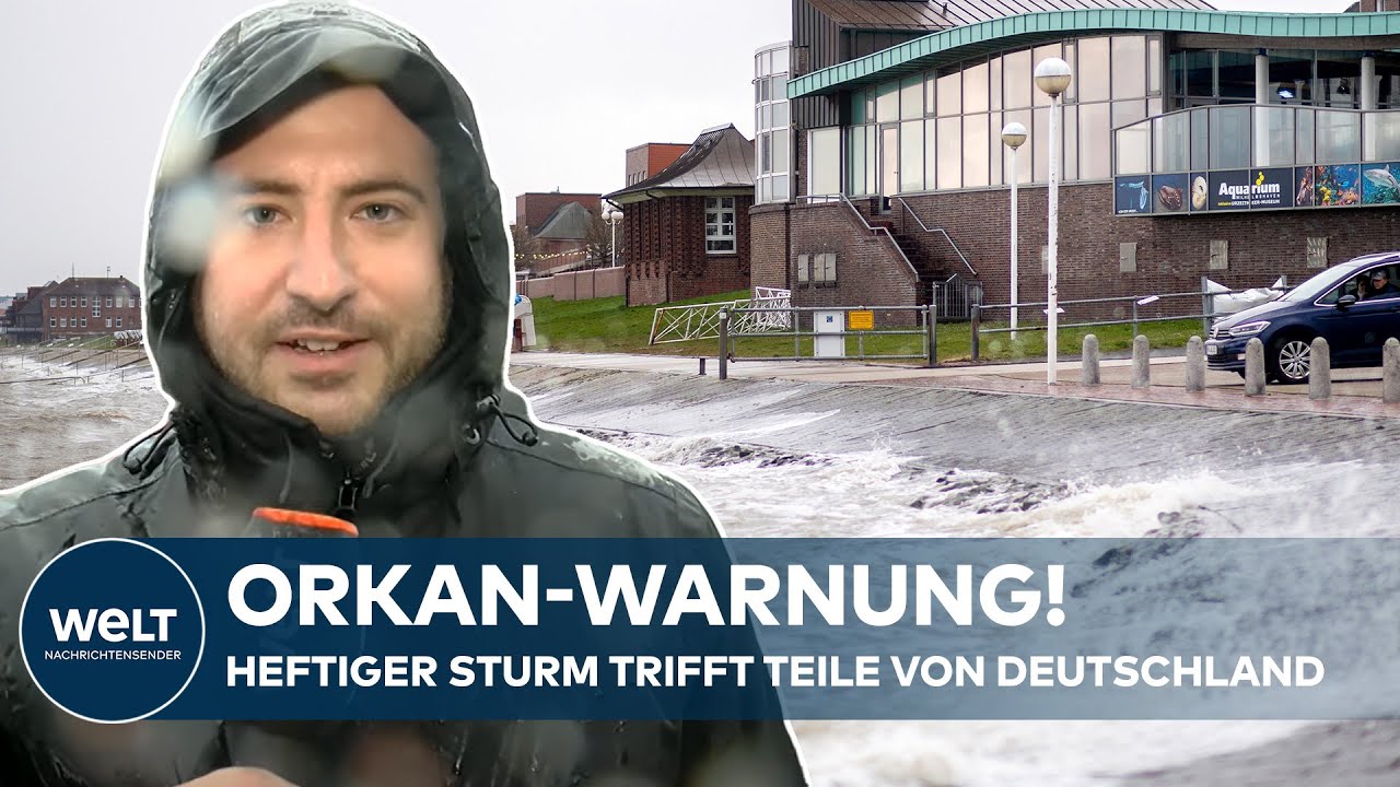 ORKAN TRIFFT DEUTSCHLAND: Wetterdienst warnt vor heftigen Sturmböen und Gewitter