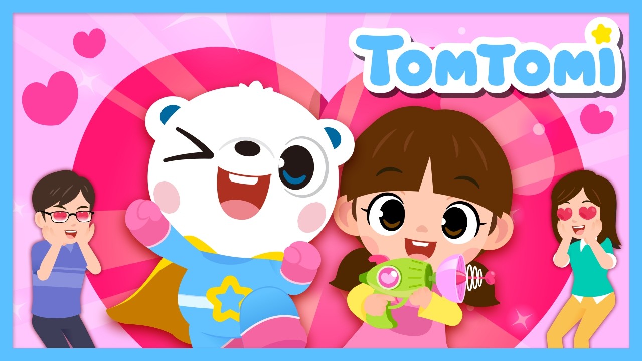Ich schieße ganz viel Liebe ab! ❤️🔫 | Liedersammlung | Kinderlieder | TOMTOMI auf Deutsch