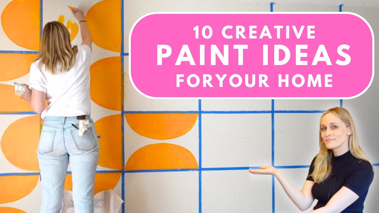 10 Way to Use Paint In Your Home | Cheap & Easy Decor Inspo