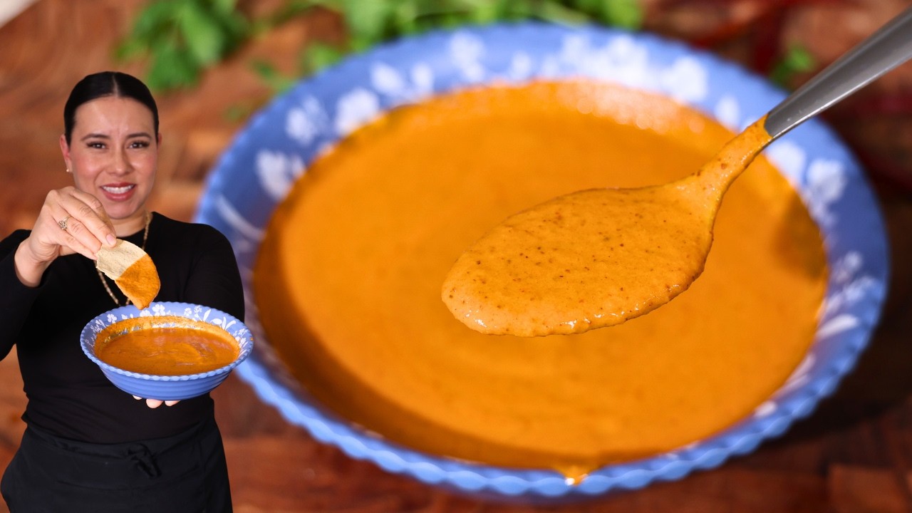 La SALSA ROJA SECRETA de las taquerías 👀(¡sin fallar!)