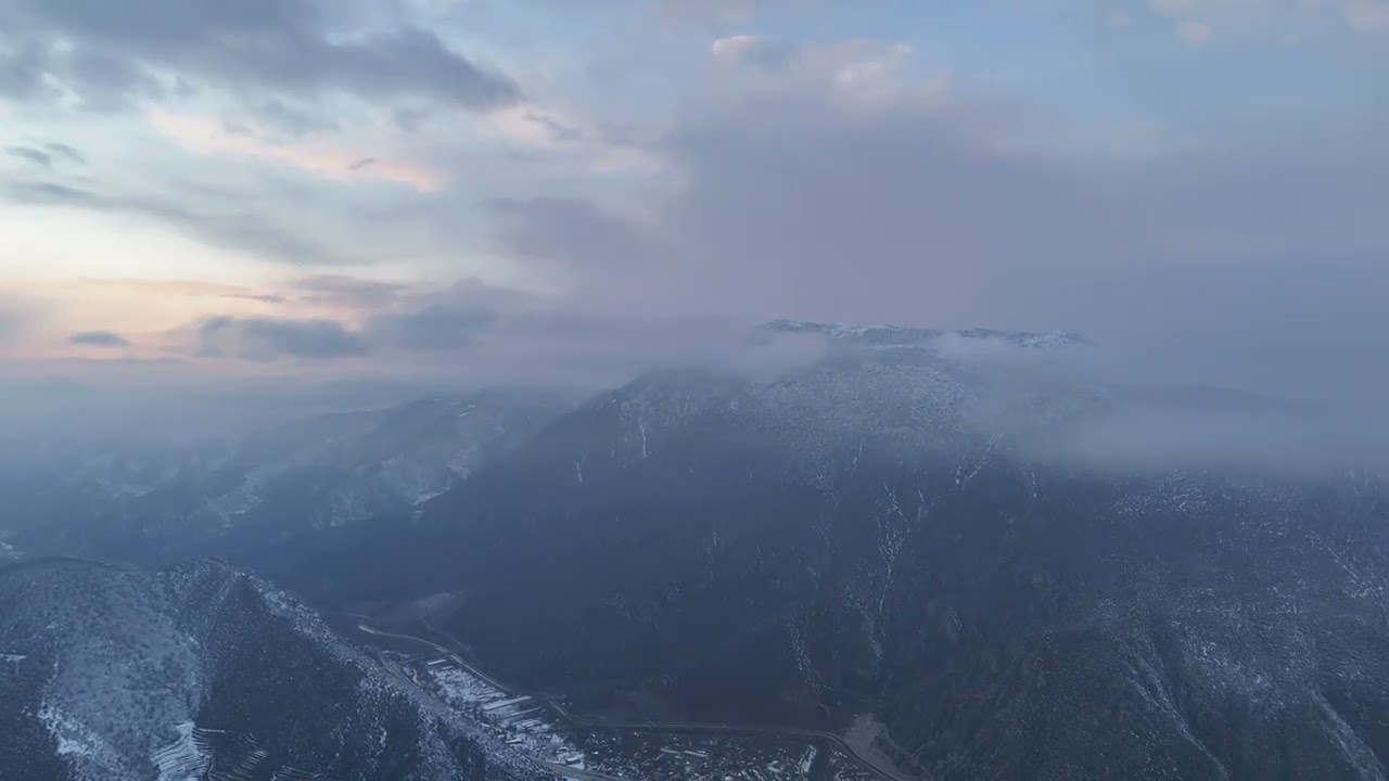 Amasya'da Karlı Orman Manzaraları
