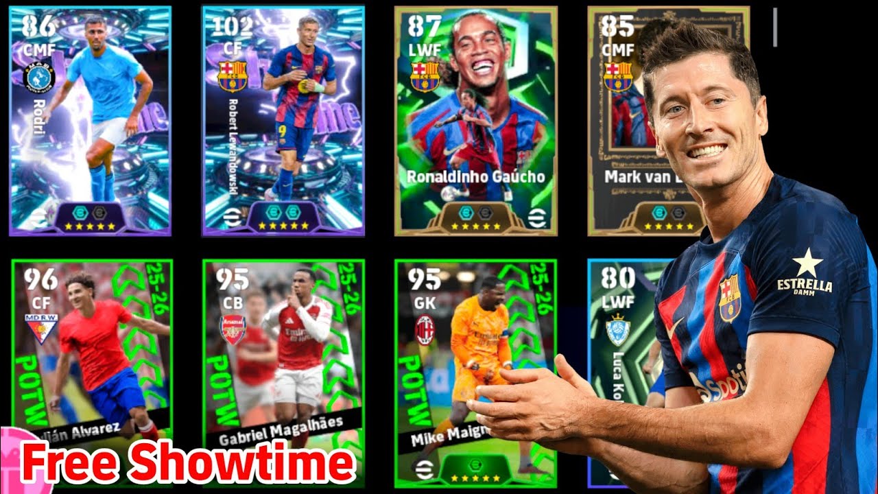 Бесплатный Showtime! 🎁🎉 Награды игрокам в 4 раза! Открытие набора Efootball 2026 Mobile | Showtim...