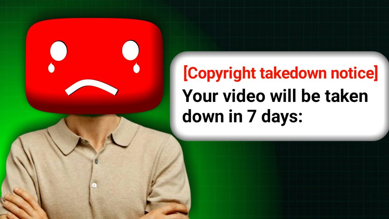 Copyright Takedown Notice || Your Video Will Be Taken Down In 7 Days ✉