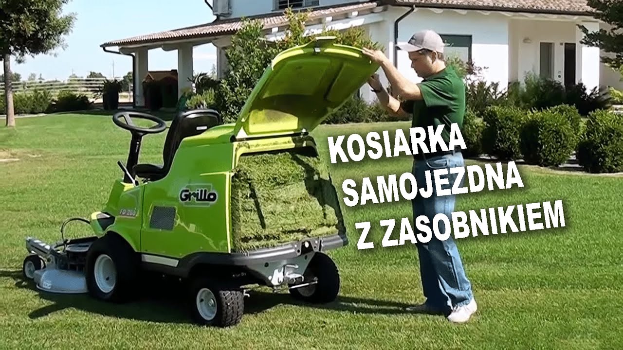 Kosiarka samojezdna z zasobnikiem GRILLO FD 280