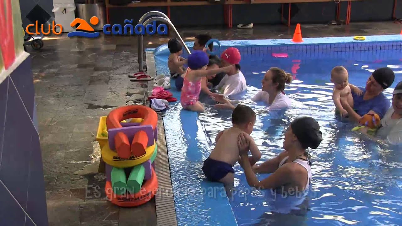 Papás y bebés al agua - Club Cañada - Escuela y Clases de Natación