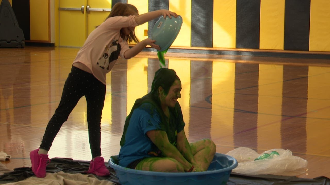 A slimy fundraiser at Mannsville Manor Elementary raises money for American Heart Association