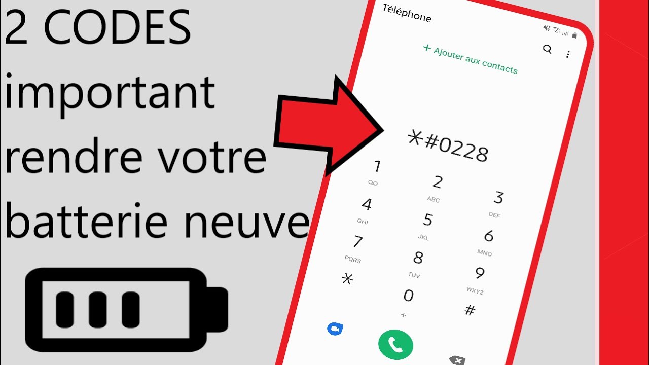 2 Codes  Secret Samsung résoudre tous les problèmes de votre batterie téléphone