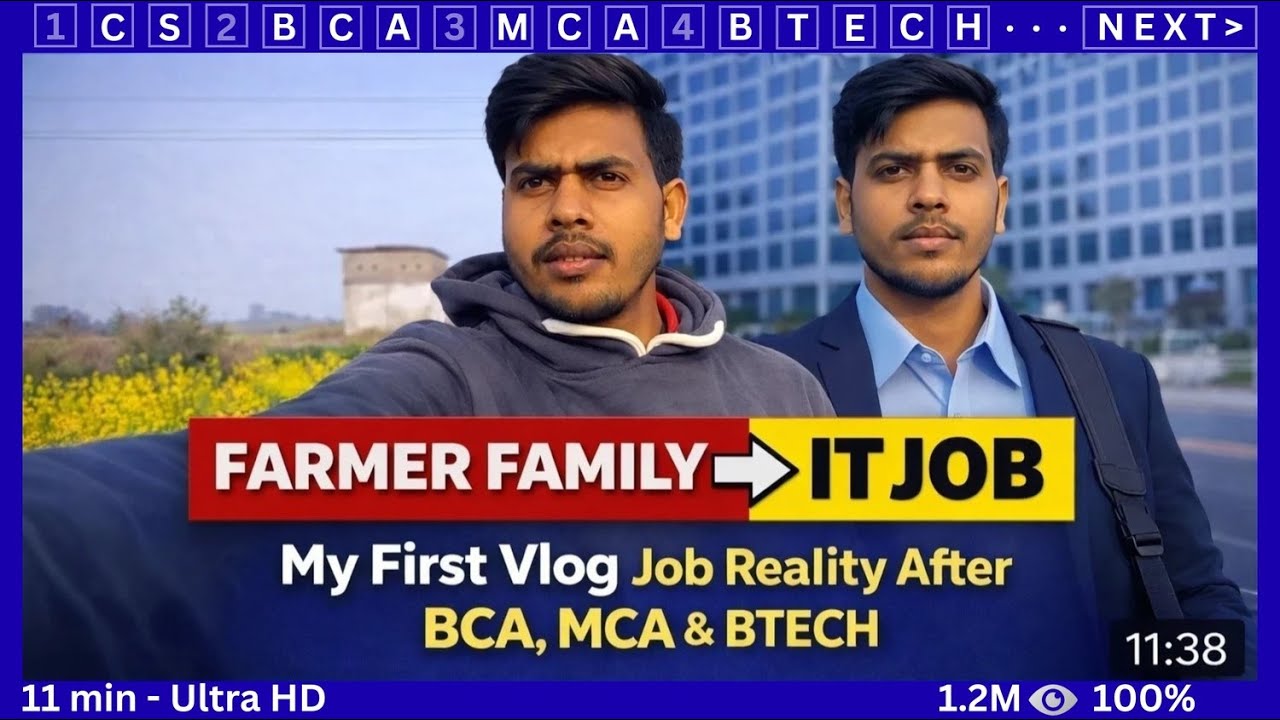 MY #1viral Vlog | After MCA Selected as IoT Engineer | Fresher Job Hunt Reality | MCA | BCA | BTech