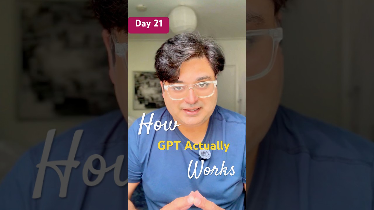 How GPTs Actually Work &mdash; Next Token Prediction | 30 Days of AI - Day 21