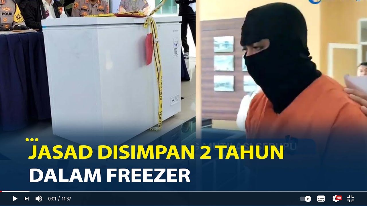 Sadisnya  Pria Bunuh Sepupu di Tangerang, Jasad Dibekukan 2 Tahun dalam Freezer