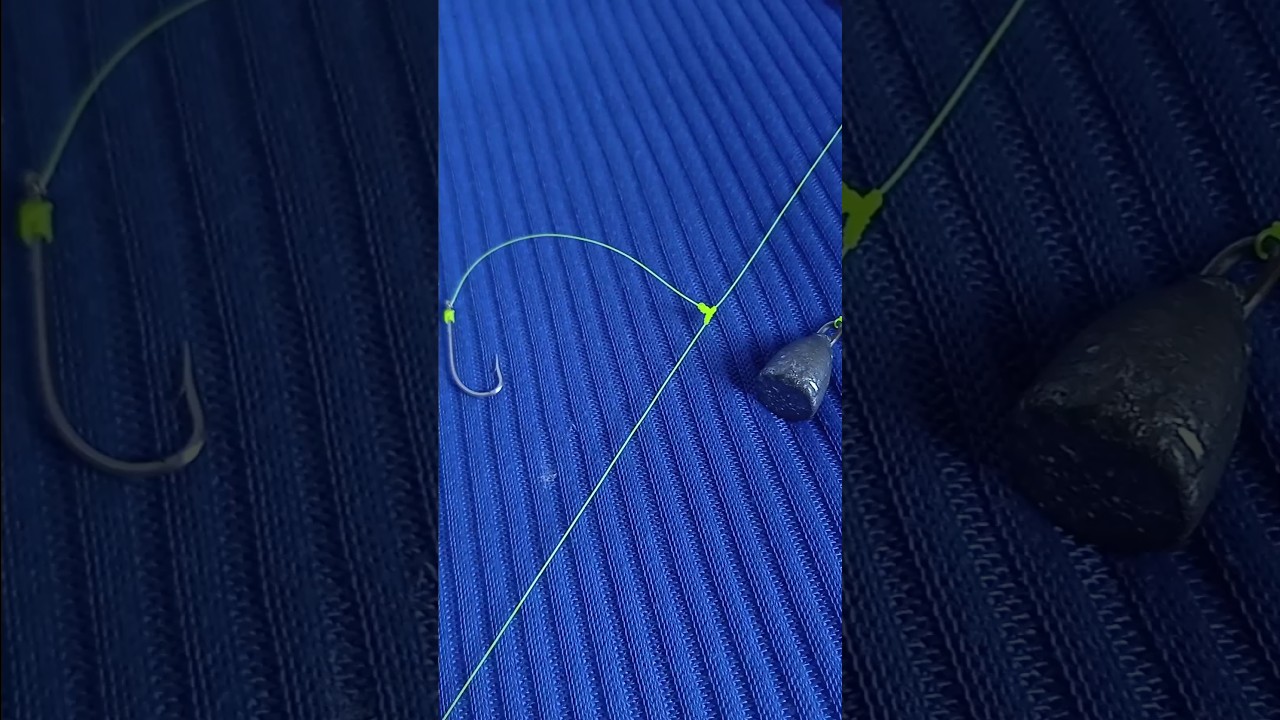 cara membuat rangkaian pancing dasaran 1 kail #fishingknot #rangkaianpancing #rangkaiandasaran