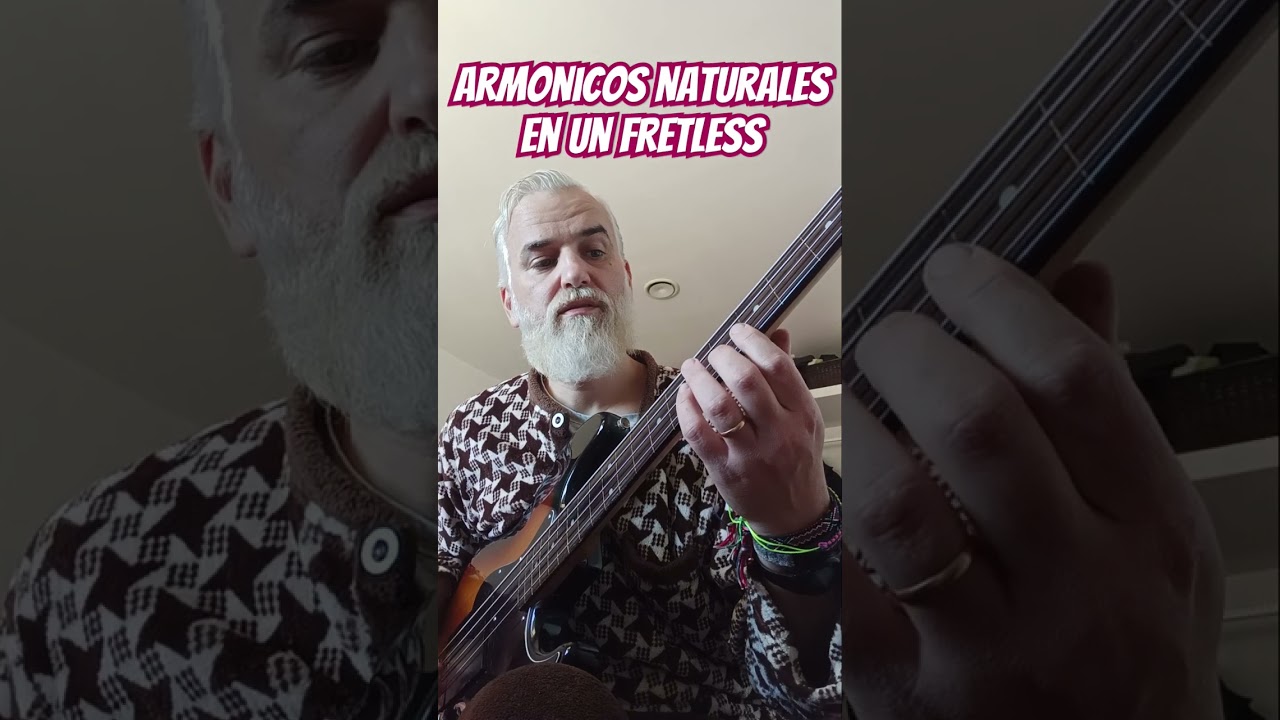 Armonicos naturales fretless #cambioderumbo #bass #worship #alabanza #clasesdebajo
