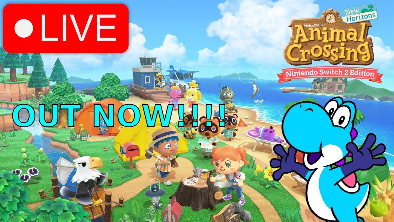 🔴ANIMAL CROSSING NEW HORIZONS 3.0 UPDATE OUT NOW!?!?!? then some mario kart world!
