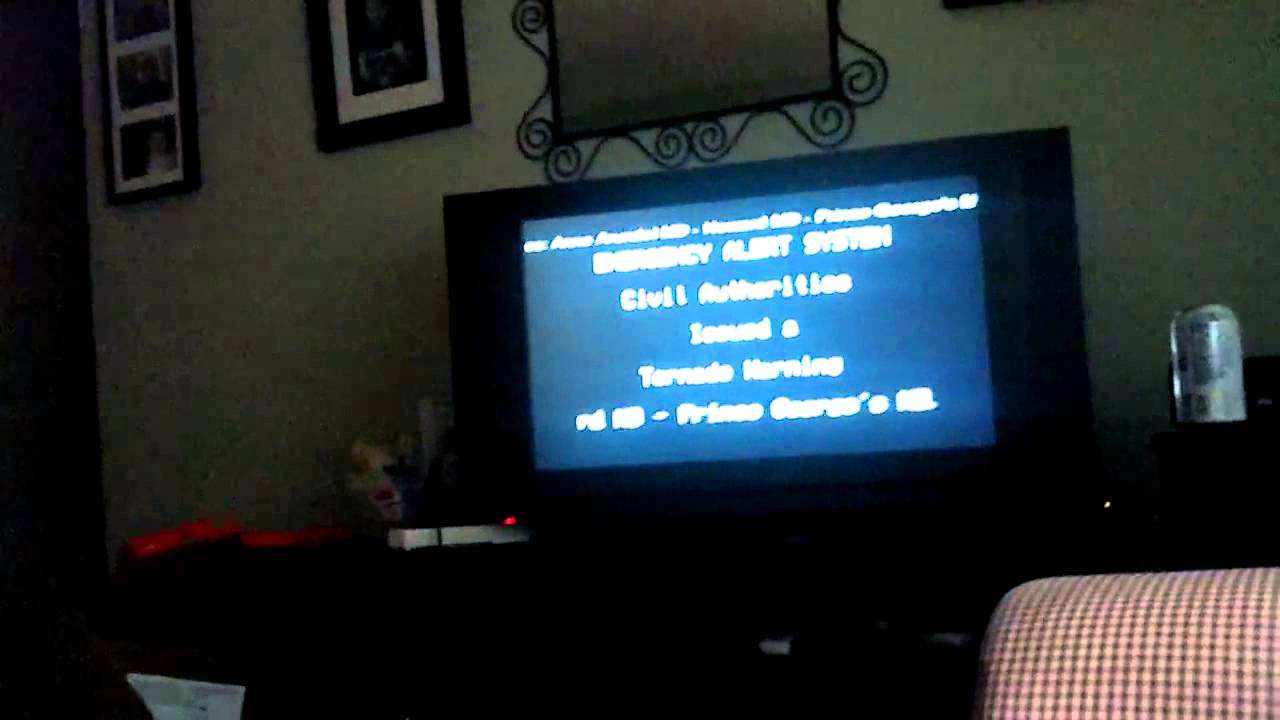 Tornado Warning on TV ISSUED BY CIVIL AUTHORITIES (EAS #1,140)
