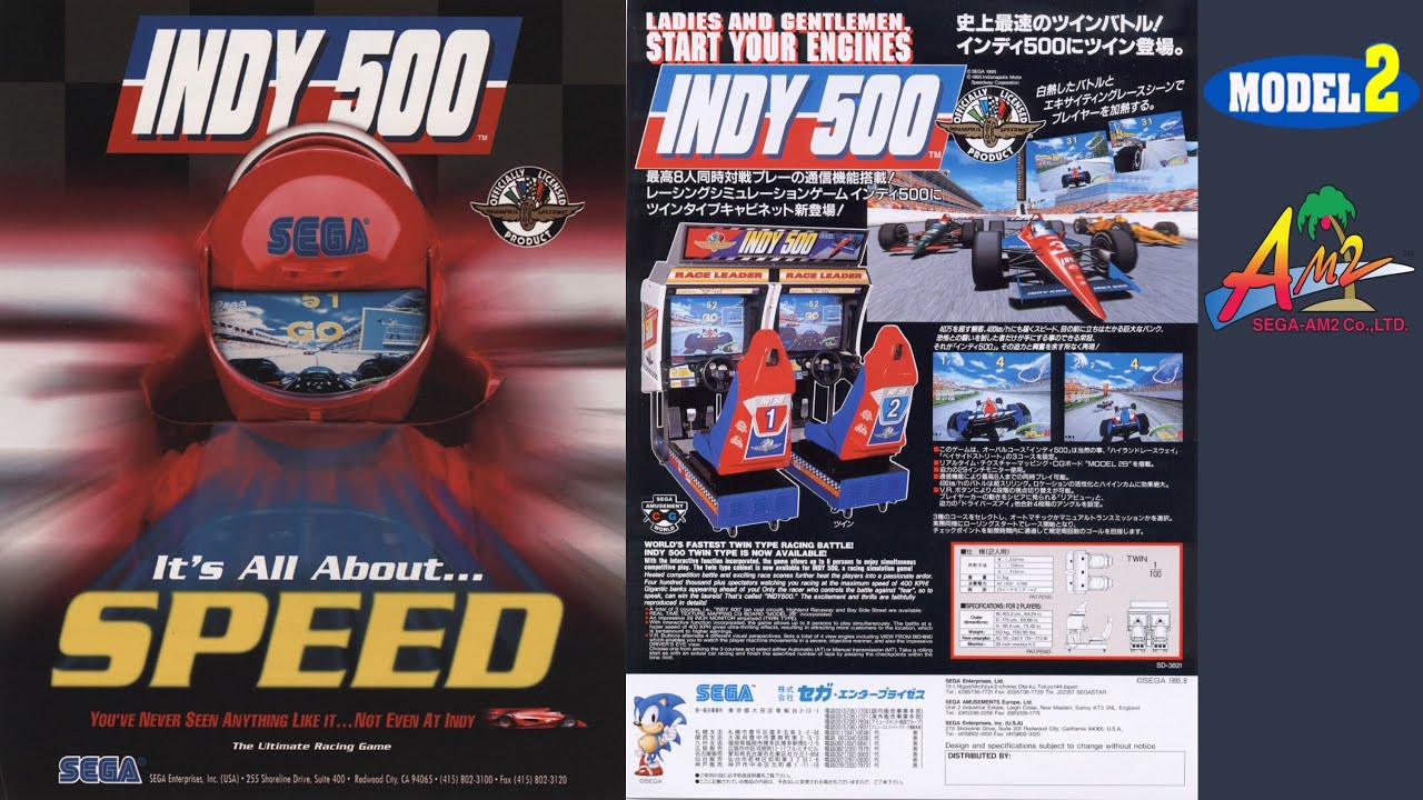 INDY 500 (Arcade) -  Longplay