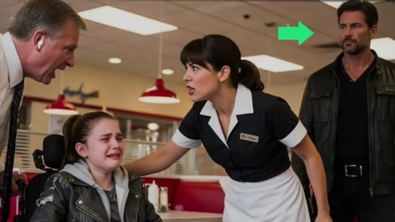 Poor Waitress Defends The Biker&rsquo;s Disabled Daughter From Her Rude Manager - Then The Biker Appears.