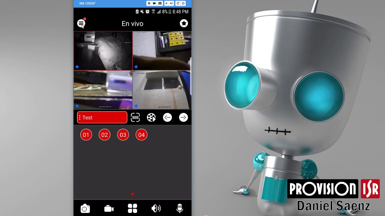 Configuración APP ProvisionCAM2