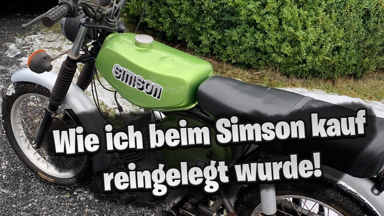 Wie ich beim Simson kauf verar*cht wurde! ✘ zweitaktbekloppter