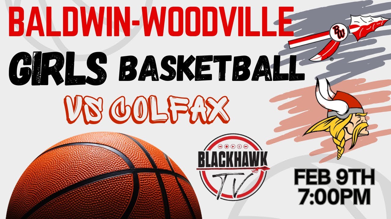 Baldwin-Woodville vs Colfax High School Girls Basketball