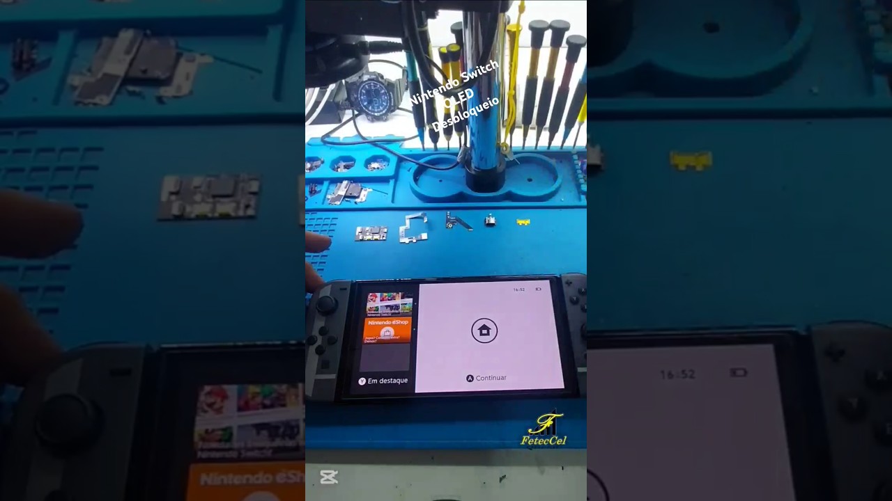 Nintendo Switch OLED Desbloqueio #dicasdecelular #consertocelular