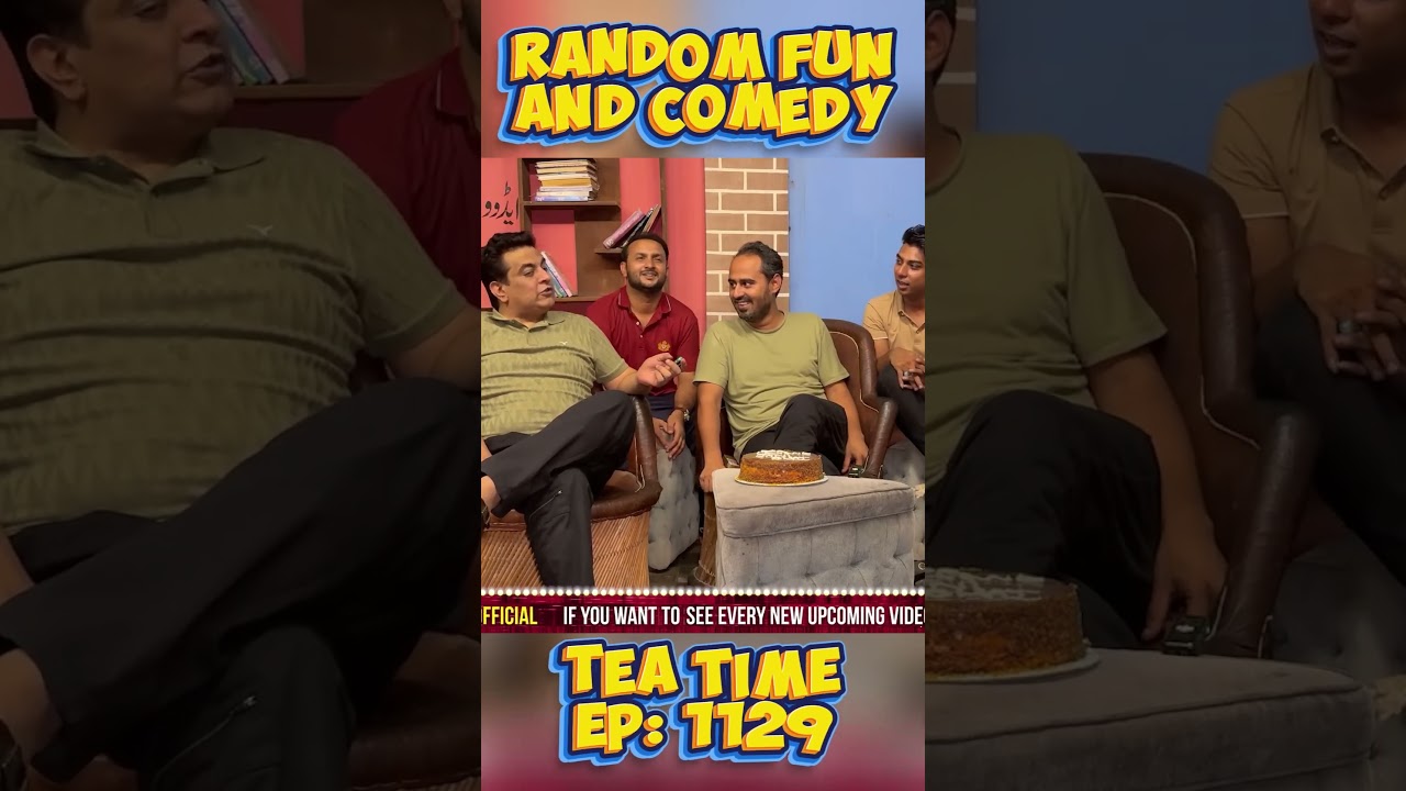 Random Fun and Comedy 🤣 #sajjadjanishorts #teatime #tahzeebhafi #teatimeep1129 #funandcomedy