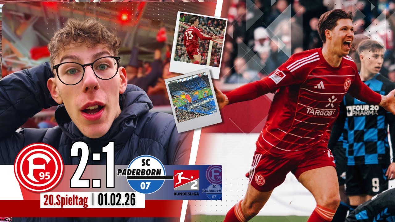 Düsseldorf vs. Paderborn Highlights🔥Fortuna gewinnt wichtiges Heimspiel im Abstiegskampf⚽️😳