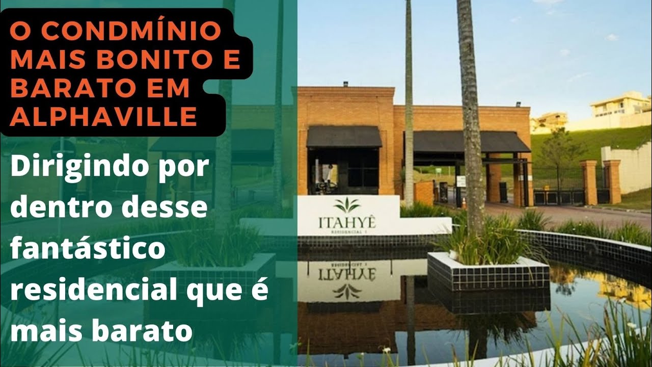 Residencial Itahye Alphaville SP, tour pelo condomínio mais bonito.