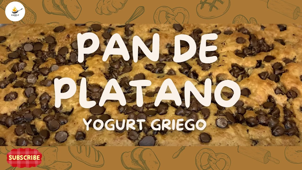 Pan de Plátano con Yogurt Griego