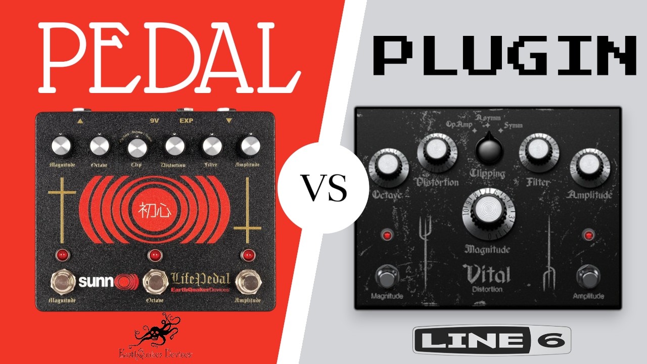 SUNN O))) GUITAR PEDAL VS PLUGIN! EQD Life Pedal V3 Edition (no talking)