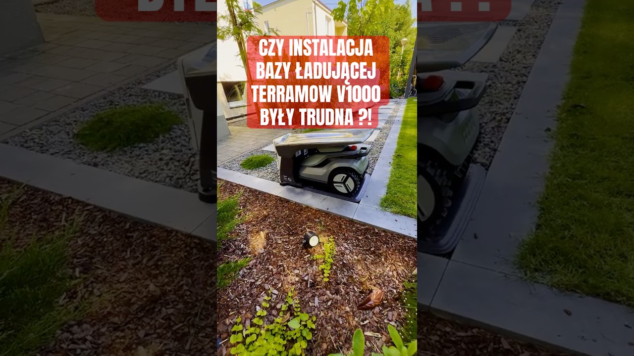 TerraMow V1000 instalacja robota - Może to zrobić fachowiec w Twoim ogrodzie # terramow