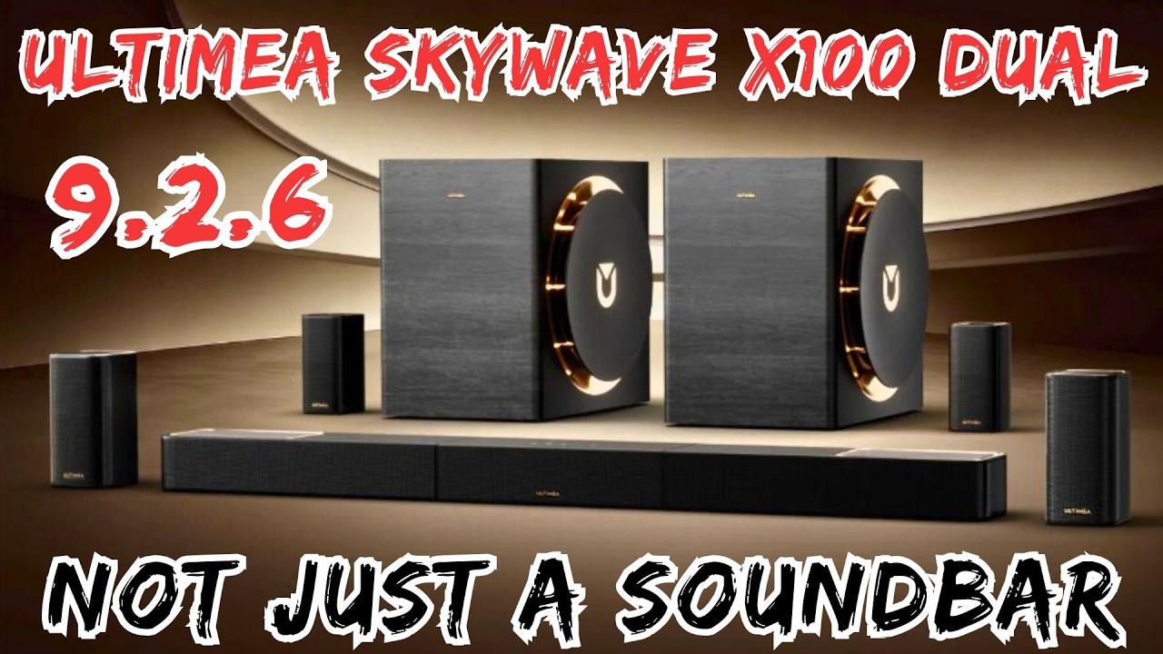 This is not only a soundbar  this is a sound sistem The Ultimea Skywave X100Dual