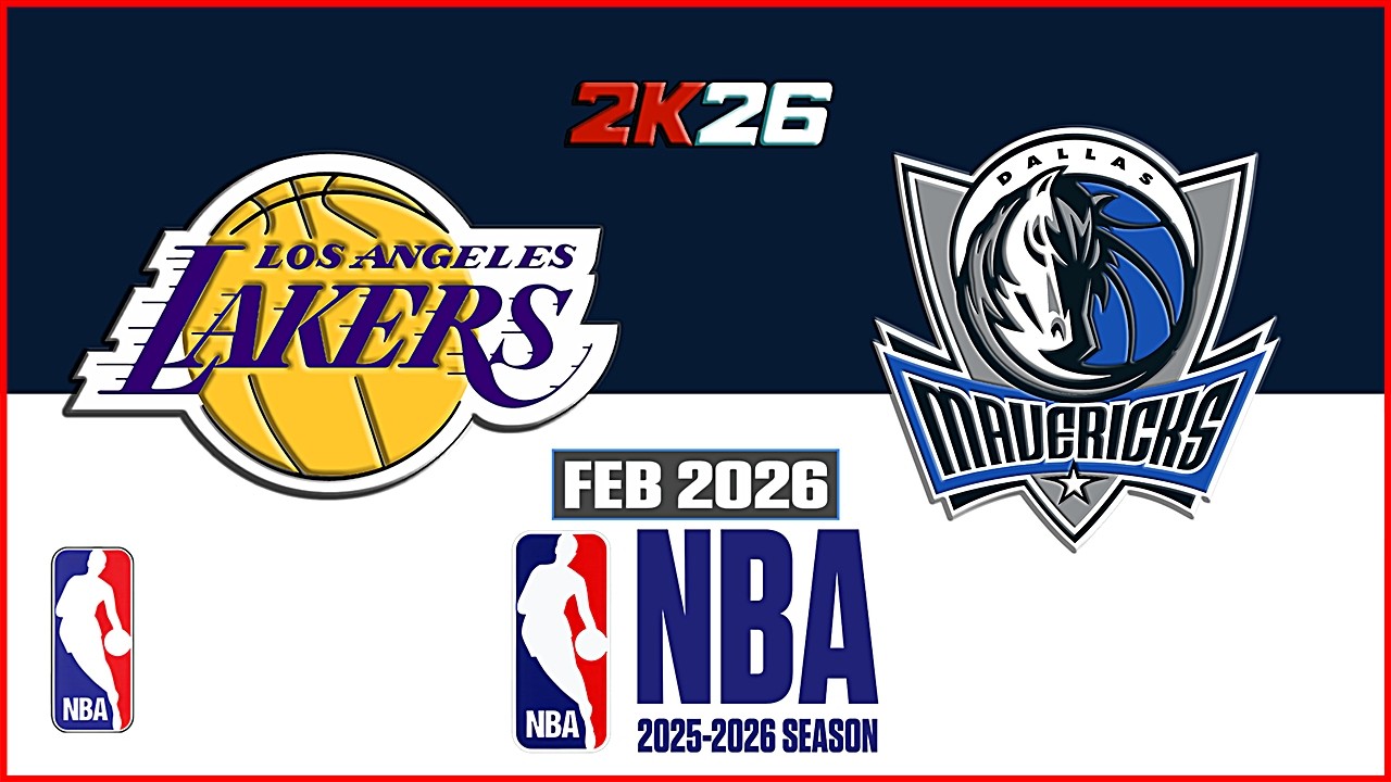 LAKERS  vs  MAVERICKS  | NBA 4TH QUARTER Highlights | mavericks vs lakers | NBA 2K26 |
