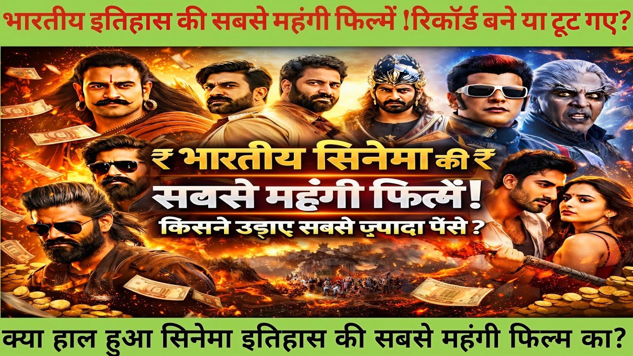 Top Most Expensive Indian Movies Ever Made | Biggest Budget Indian Films List|