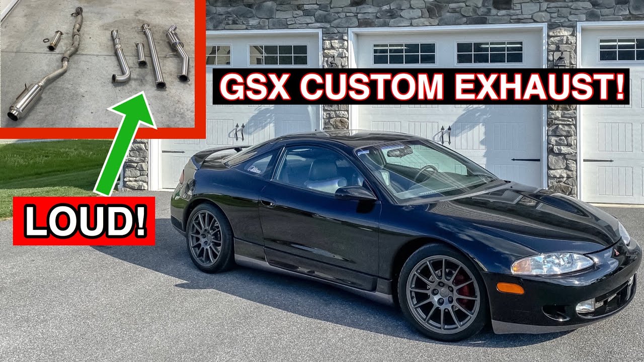 Eclipse GSX STM Turbo Back Exhaust! (LOUD)