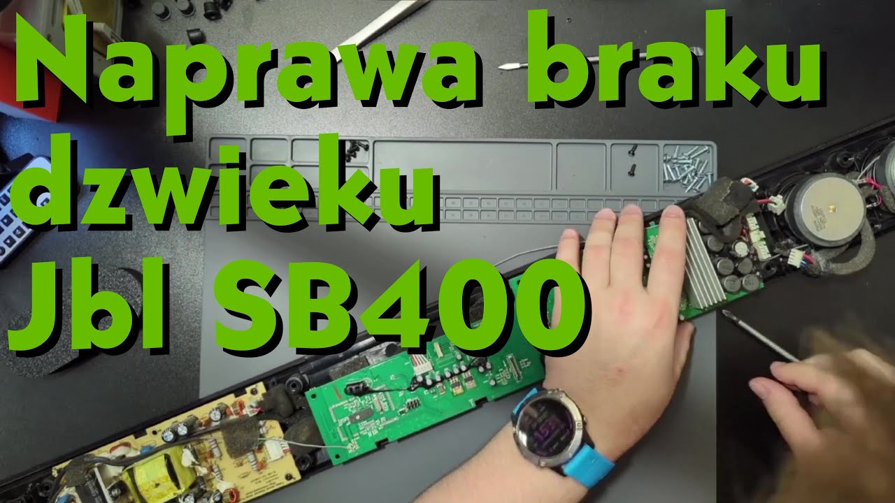 Brak dźwięku w JBL SB400 - SZYBKA NAPRAWA