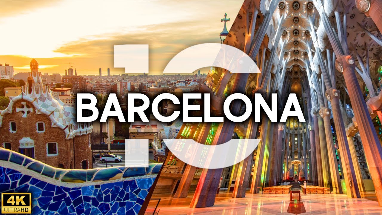 Barcelona 🇪🇸 TOP 10 Lugares para Visitar: Historia y Cultura | Guía de Viaje 4K
