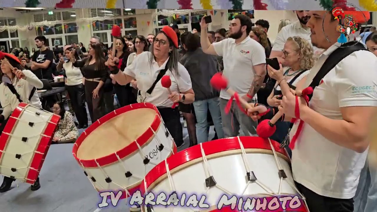 Arraial Minhoto 🥁Grupo de Bombos Amor à Pátria 🎉Festa Popular e Animação